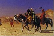 Jean-Leon Gerome Arabs Crossing the Desert Spain oil painting artist